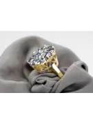 Ring Vintage Zircon 14K Yellow gold vrc130y